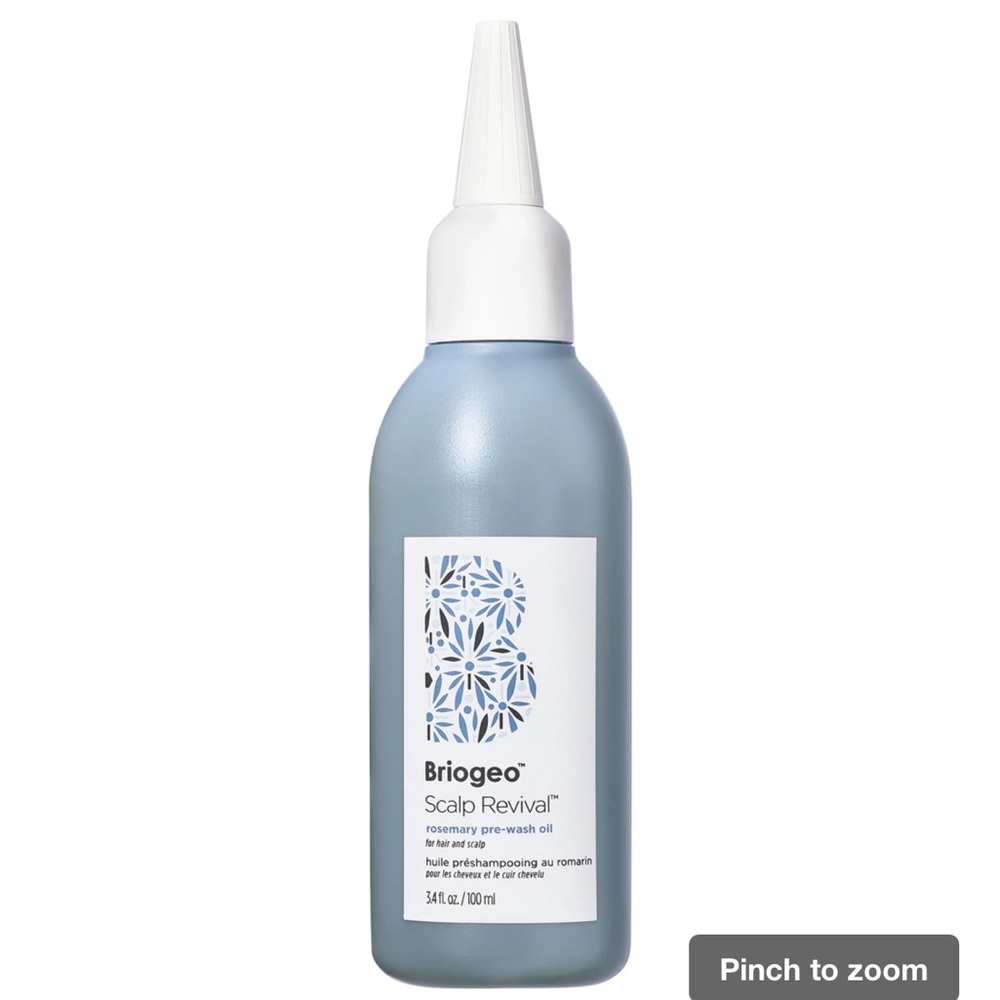 NIB Briogeo Scalp Revival Rosemary Pre-Wash Scalp and Hair Oil